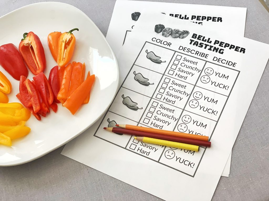 Bell Pepper Tasting