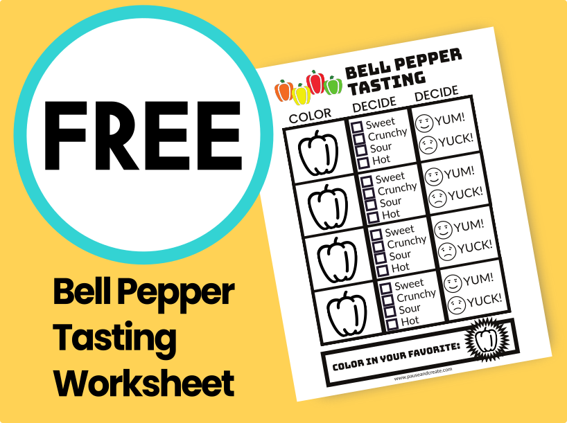 Bell Pepper Worksheet